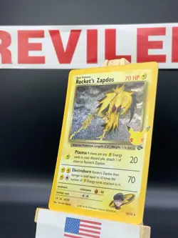Pokemon TCG Rockets Zapdos Holo Classic Collection #15/132 Celebrations - NM - Image 3