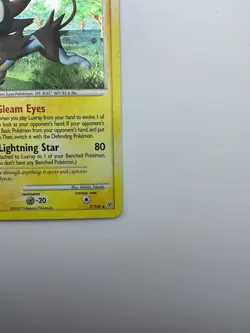 Pokemon Diamond & Pearl Base Luxray LV.48 Holo Rare Card 7/130 - Image 3
