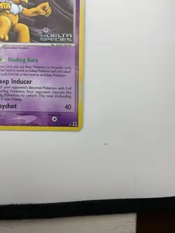 Pokemon TCG Hypno 23/113 EX Delta Species Stamped Holo Rare Moderately Played - Image 3