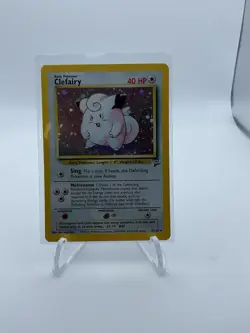 *VINTAGE Pokemon TCG Base Set 2 Holo Rare Clefairy 6/130* - Image 1
