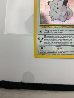 *VINTAGE Pokemon TCG Base Set 2 Holo Rare Clefairy 6/130* - Image 4