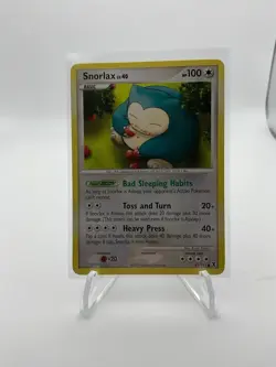 Snorlax 81/111 2009 Rising Rivals Pokemon Card TCG Nintendo Non Holo Common - LP - Image 1