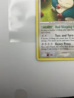 Snorlax 81/111 2009 Rising Rivals Pokemon Card TCG Nintendo Non Holo Common - LP - Image 4