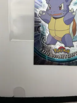 Pokemon Topps Chrome Wartortle HOLO Variant Card #08 Blue Logo - Image 4
