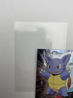 Pokemon Topps Chrome Wartortle HOLO Variant Card #08 Blue Logo - Image 5