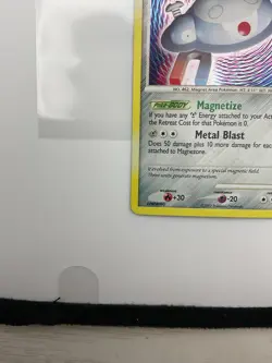 Pokemon TCG Magnezone LV.48 8/130 Diamond & Pearl Holo Rare MP - Image 4