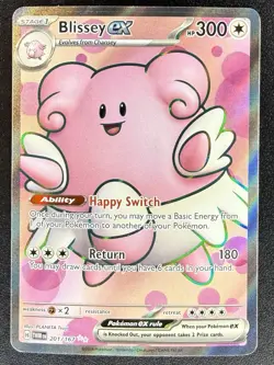 Pokemon Card Blissey ex 201/167 Twilight Masquerade Ultra Rare Near Mint - Image 1
