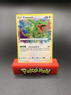 2020 Pokemon TCG Rayquaza 138/185 Amazing Rare Vivid Voltage NM - Image 1