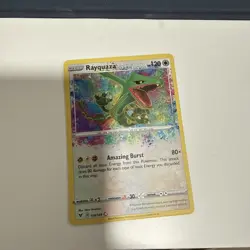 2020 Pokemon TCG Rayquaza 138/185 Amazing Rare Vivid Voltage NM - Image 1