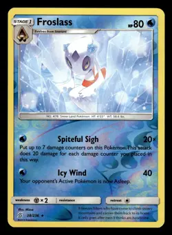 Froslass 38/236 Reverse Holo S&M Unified Minds Pokemon Card - Image 1