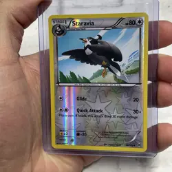 Staravia Reverse Holo Uncommon XY - BREAKthrough 126/162 NM Near Mint Pokemon - Image 1