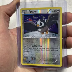 Starly 125/162 Reverse Holo Pokemon Breakthrough Common 2015 NM-Mint Pokemon TCG - Image 2