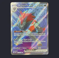 Pokemon TCG N’s Zoroark ex Secret Rare Holo Journey Together 175/159 NM - Image 1