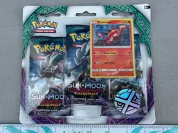 Pokemon Sun And Moon Guardians Rising 3 Pack Blister W/ Turtonator Promo - Image 2