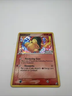 Pokemon TCG Cyndaquil EX Unseen Forces Reverse Holo Stamp 54/115 MP+-HP+ - Image 1