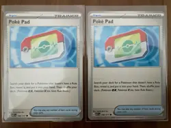 Poke Pad 198/217 (2x) Ascended Heroes Pokemon Mega Evolution TCG - Image 1