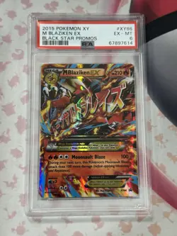 2015 POKEMON XY BLACK STAR PROMOS M BLAZIKEN XY86 PSA 6 EX-MT - Image 3
