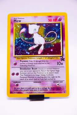 Pokemon TCG Mew Holographic Black Star Promo #9 WOTC 1999-2000 NM - Image 1