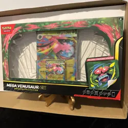 Pokemon Mega Venusaur ex Premium Collection Mega Venusaur EX Large/Regular READ - Image 1