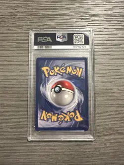 1999 POKEMON JUNGLE PROMO FRUIT ROLL PROMO #56 MEOWTH-GOLD BORDER PSA 9 - Image 2