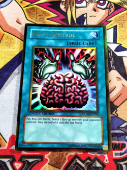 Brain Control gld1-en033 Ltd Ed (VLP/LP) Gold Rare Yu-Gi-Oh! - Image 1