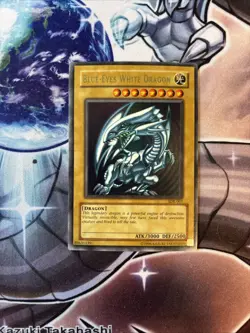 Yugioh Blue-Eyes White Dragon SDK-001 Ultra Rare Unlimited VLP (WNU) - Image 1