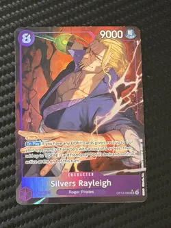 One Piece Card Game TCG Silvers Rayleigh OP13-066 Alt Art M/NM Condition - Image 1