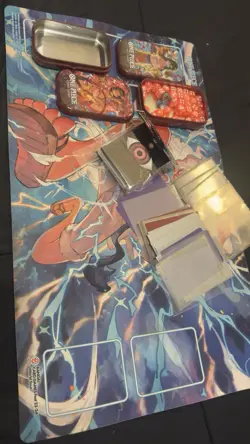 One Piece Card Game Accessories Lot Playmat Tins Sleeves Dice Bandai - Image 1