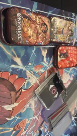 One Piece Card Game Accessories Lot Playmat Tins Sleeves Dice Bandai - Image 2