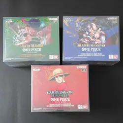 One Piece OP12 + OP13 + OP14 Booster Boxes (x3) - English - Sealed with Cases - Image 1