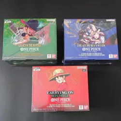 One Piece OP12 + OP13 + OP14 Booster Boxes (x3) - English - Sealed with Cases - Image 2