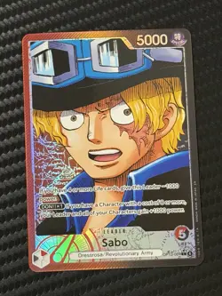 One Piece Sabo Alternate Art Leader Carrying on His will OP13-004 English - Image 1