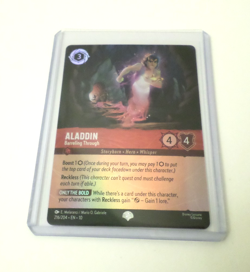 Disney Lorcana Whispers In The Well Aladdin 216/204 Epic Cold-Foil - Image 1