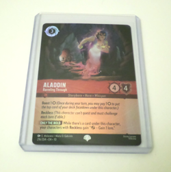 Disney Lorcana Whispers In The Well Aladdin 216/204 Epic Cold-Foil - Image 2