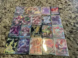 Pokemon TCG Lot of 20 Vmax Vstar and V Cards NM/M No Duplicates GOLD VMAX RARE - Image 1