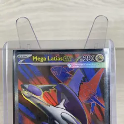 Mega Latias EX 163/132 Pokemon Card TCG Mega Evolution Ultra Rare Pack Fresh - Image 2