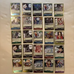 One Piece Card TCG: OVER 150 GOLD FOIL EVENT CARD LOT - OVER 150 CARDS!!! - Image 1