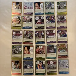 One Piece Card TCG: OVER 150 GOLD FOIL EVENT CARD LOT - OVER 150 CARDS!!! - Image 2