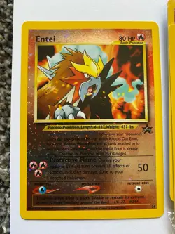 FACTORY SEALED Entei Black Star Promo 34 Reverse Holo Promo Pokemon Card - Image 1