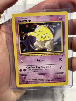 Pokemon TCG Drowzee Base Set 2 73/130 Regular Unlimited Common-NM Vintage Card - Image 1