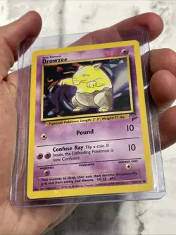 Pokemon TCG Drowzee Base Set 2 73/130 Regular Unlimited Common-NM Vintage Card - Image 2