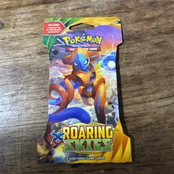 Pokemon TCG XY Roaring Skies Sealed Sleeved Booster Pack - 10 Cards Deoxys Art - Image 1