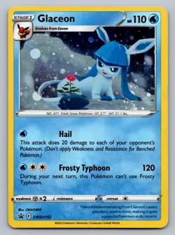 Pokemon TCG SWSH: Sword & Shield Promo Cards Glaceon SWSH192 - Image 1