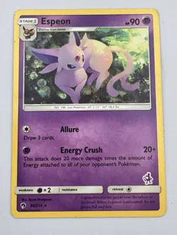 Espeon 89/214 Lost Thunder Pokemon TCG Card MP-HP - Image 2