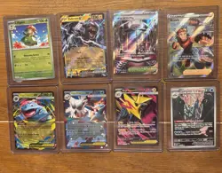 Pokemon TCG 8 Card Lot GX EX Trainer Foil English Lilligant Zekrom Venusaur - Image 1