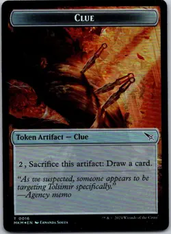 Magic the Gathering Foil Clue #0016 Token Murders at Karlov Manor MTG - Image 1