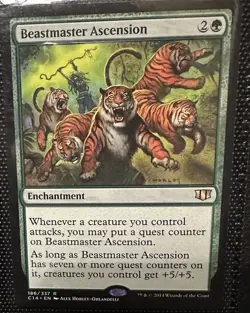 Beastmaster Ascension Commander 2014 Regular Mtg Magic The Gathering - Image 1