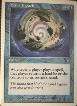Mana Breach 7th Edition Regular Mtg Magic The Gathering - Image 1