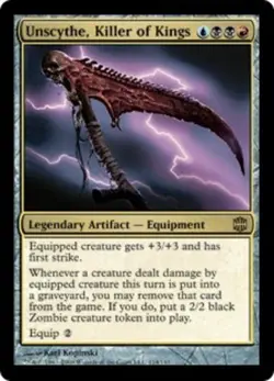 MTG Unscythe, Killer of Kings, Alara Reborn, Heavily Played, English - Image 1