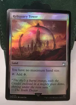 MTG Reliquary Tower - Foil, Doctor Who, Near Mint, English - Image 1
